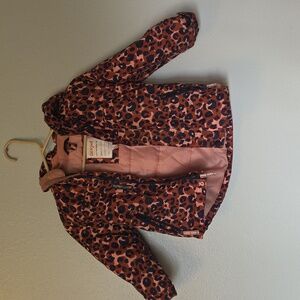 Cat & Jack Leopard Print Puffer Jacket
